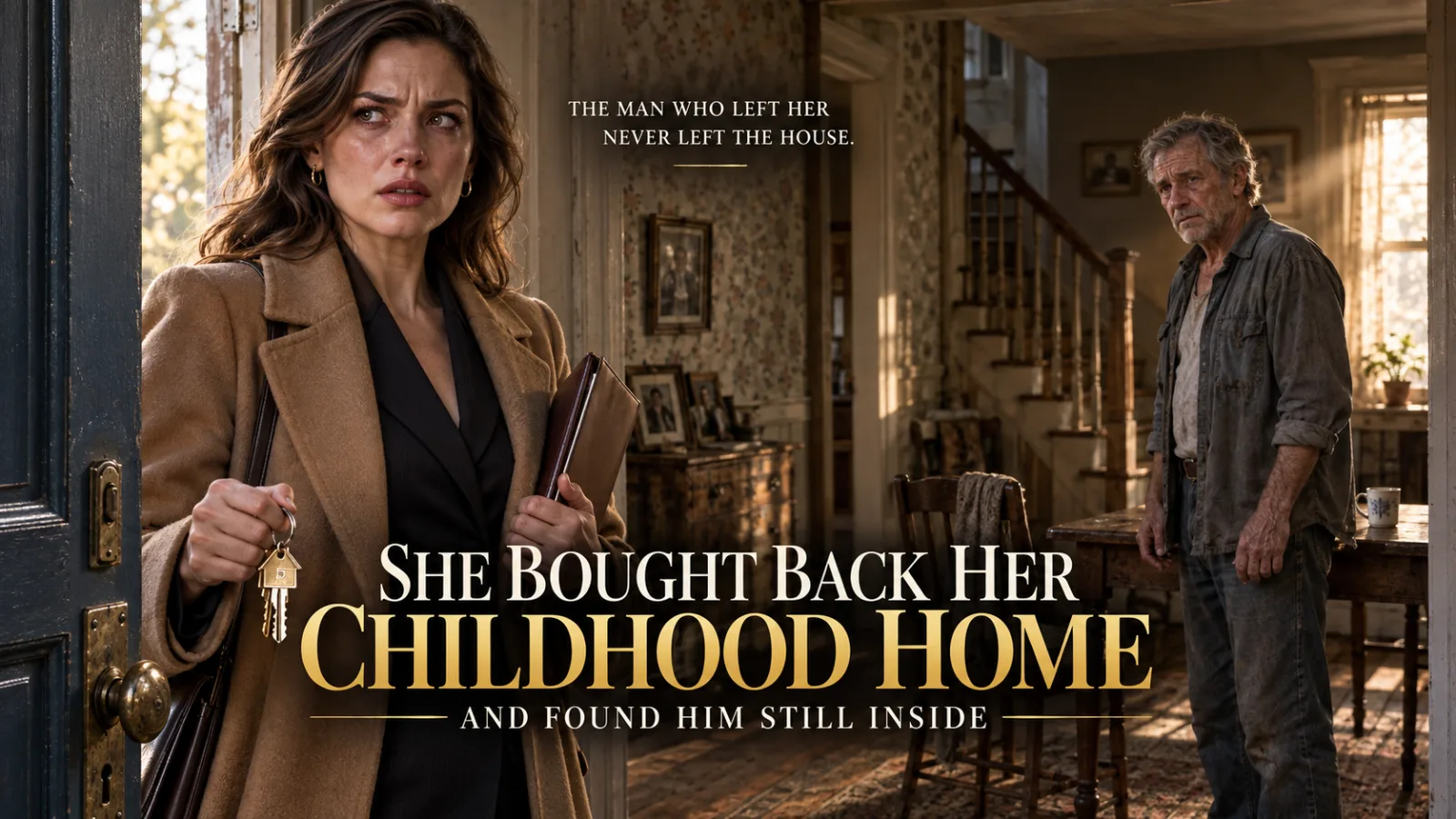 SHE BOUGHT BACK THE HOUSE WHERE HER FATHER ABANDONED HER—THEN FOUND HIM STILL LIVING INSIDE